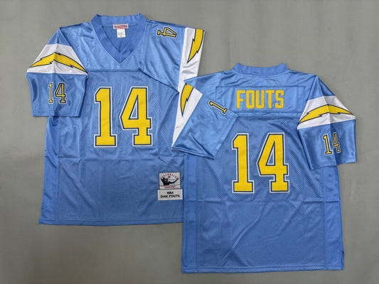 San Diego Chargers #14 Dan Fouts San Diego Chargers Style 1