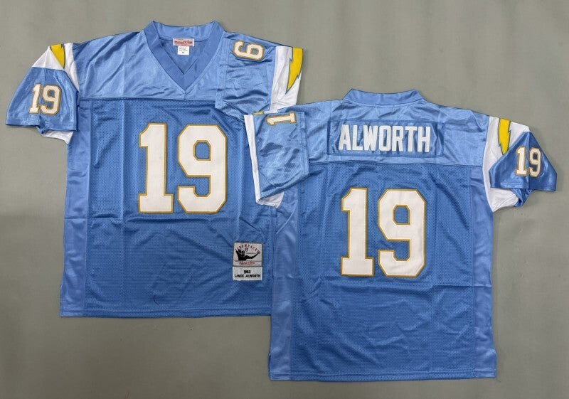 San Diego Chargers #19 Lance Alworth San Diego Chargers Style 4