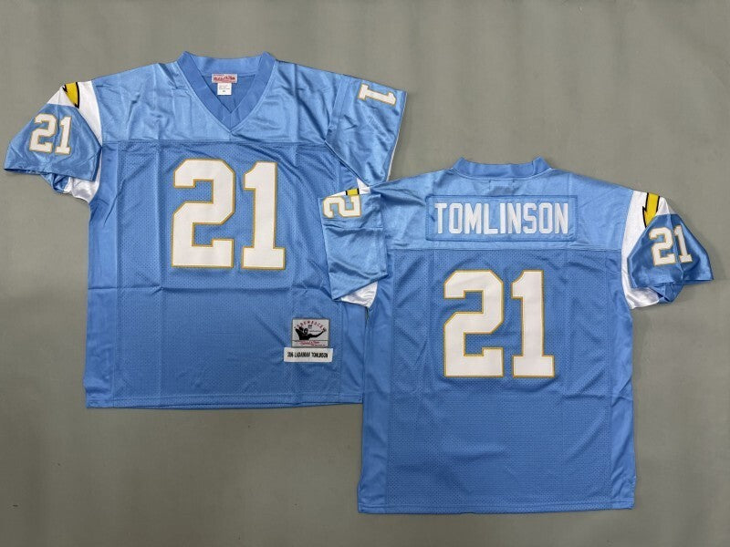 San Diego Chargers #21 Tomlinson San Diego Chargers Style 1