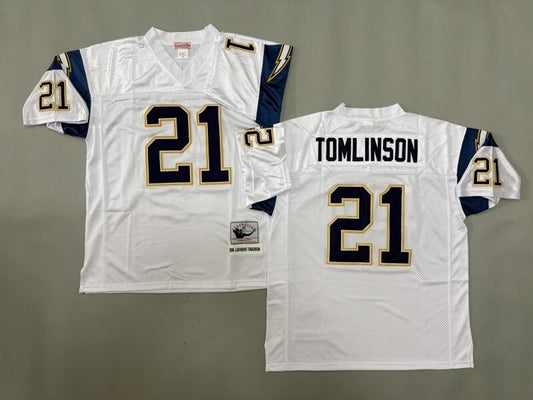 San Diego Chargers #21 Tomlinson San Diego Chargers Style 2