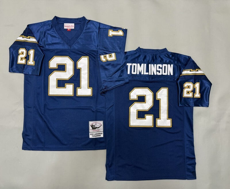 San Diego Chargers #21 Tomlinson San Diego Chargers Style 3