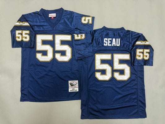 San Diego Chargers #55 Junior Seau San Diego Chargers Style 4