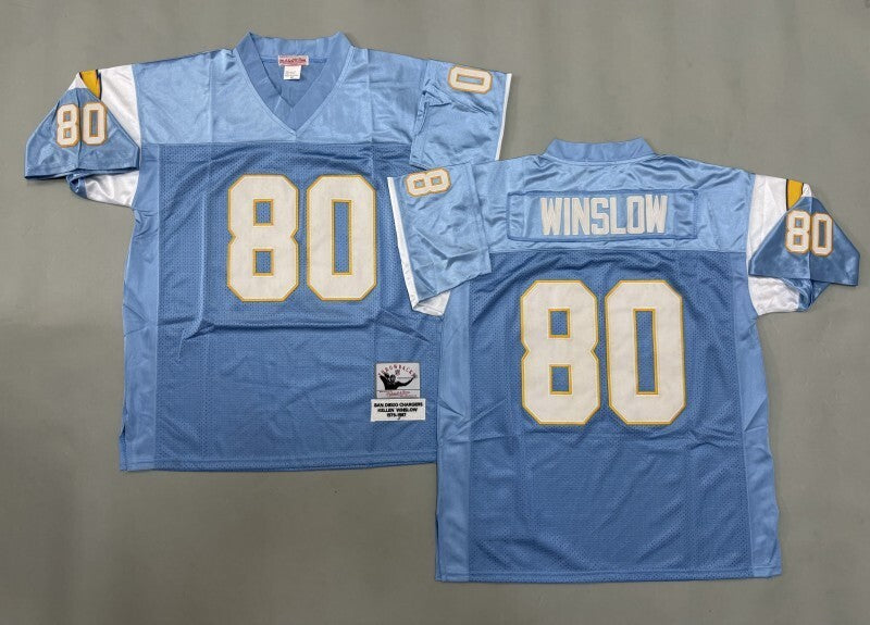 San Diego Chargers #80 Kellen Winslow San Diego Chargers Style 1