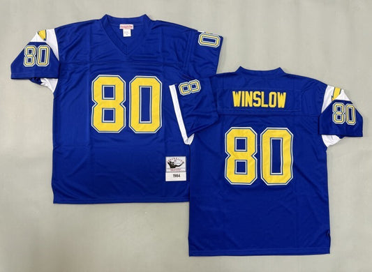 San Diego Chargers #80 Kellen Winslow San Diego Chargers Style 2