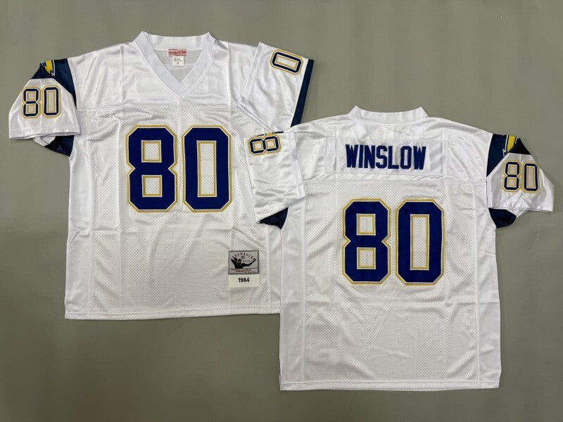 San Diego Chargers #80 Kellen Winslow San Diego Chargers Style 3
