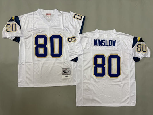 San Diego Chargers #80 Kellen Winslow San Diego Chargers Style 3