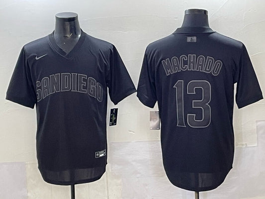 San Diego Padres #13 Manny Machado Padres Adult Style 1