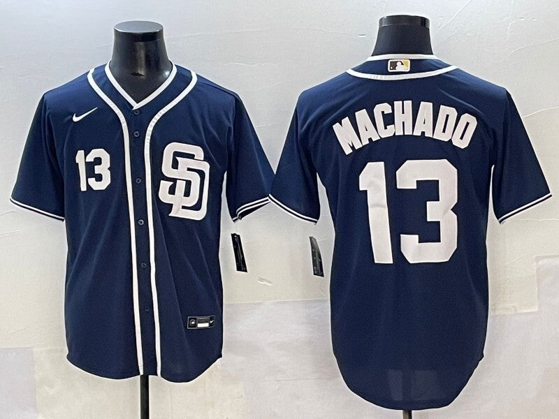 San Diego Padres #13 Manny Machado Padres Adult Style 2