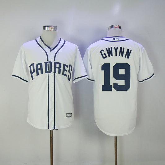 San Diego Padres #19 Tony Gwynn White 19 2017