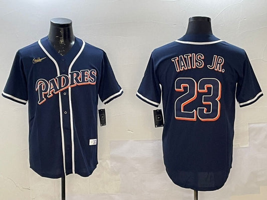 San Diego Padres #23 Fernando Tatis Jr. Padres Retro Adult Style 3