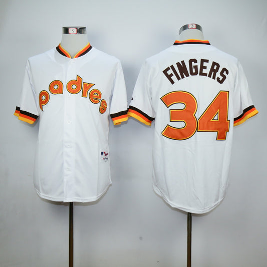 San Diego Padres #34 Padres Team 34# 1984 Inverted Edition Retro Player