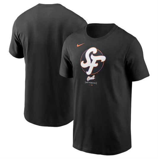 San Francisco Giants Black 2025 City Connect Large Logo T-Shirt