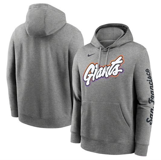 San Francisco Giants Heather Charcoal 2025 City Connect French Terry Club