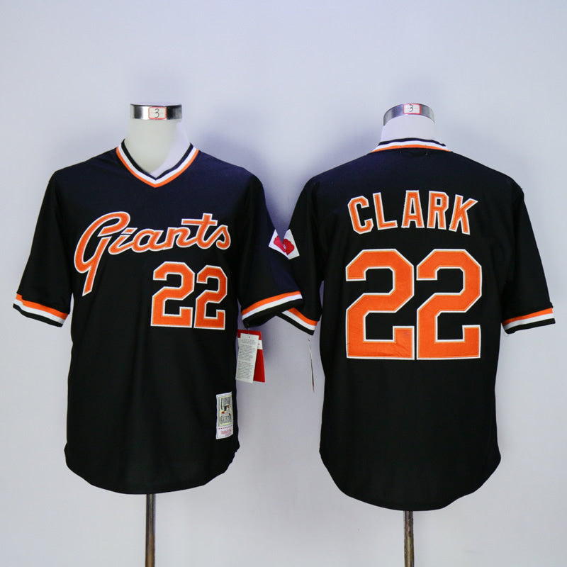 San Francisco Giants #22 Giants 22 Black Retro