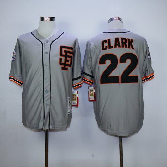 San Francisco Giants #22 Giants 22 Gray SF Edition Retro