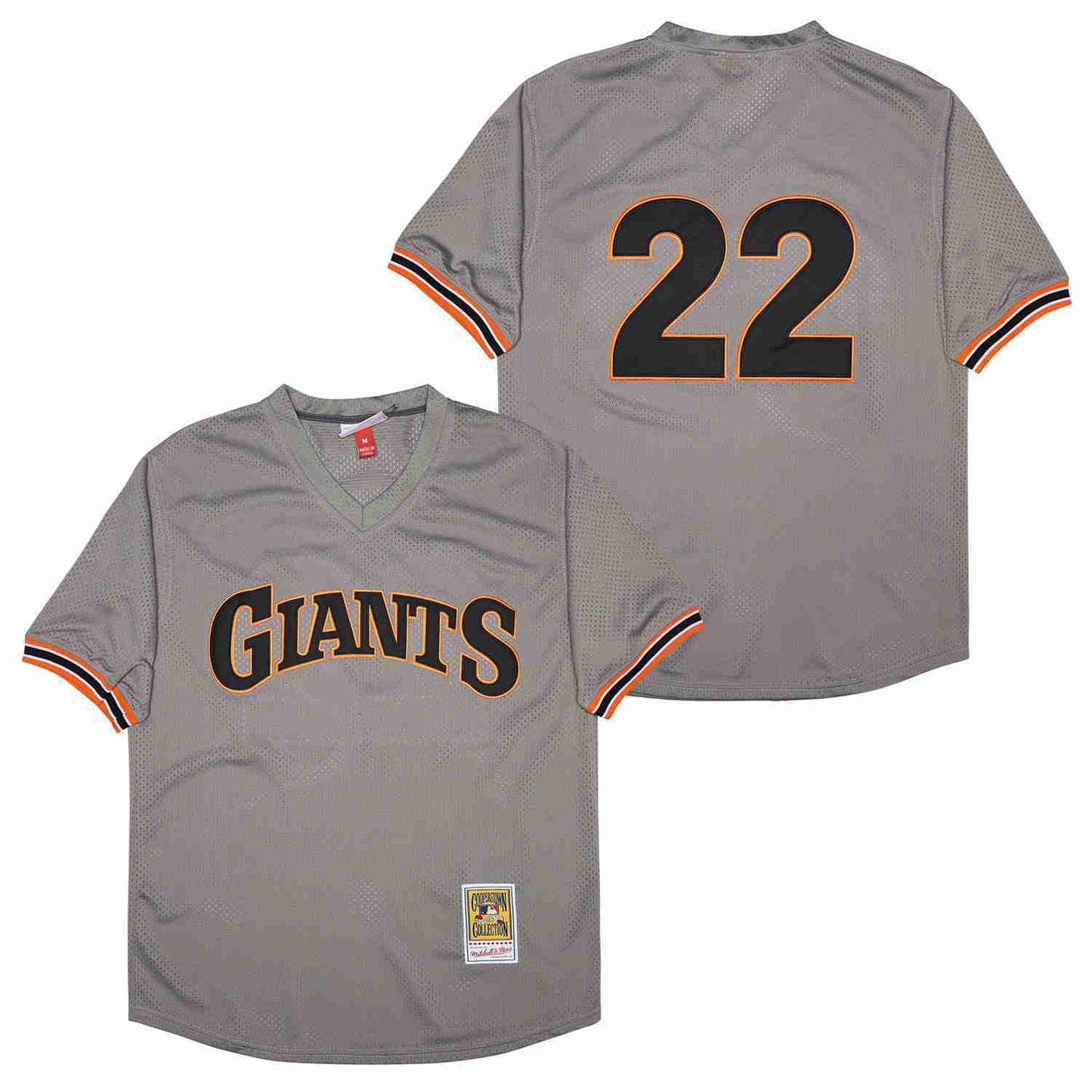 San Francisco Giants #22 Will Clark Giants 22 Gray BP Edition Retro