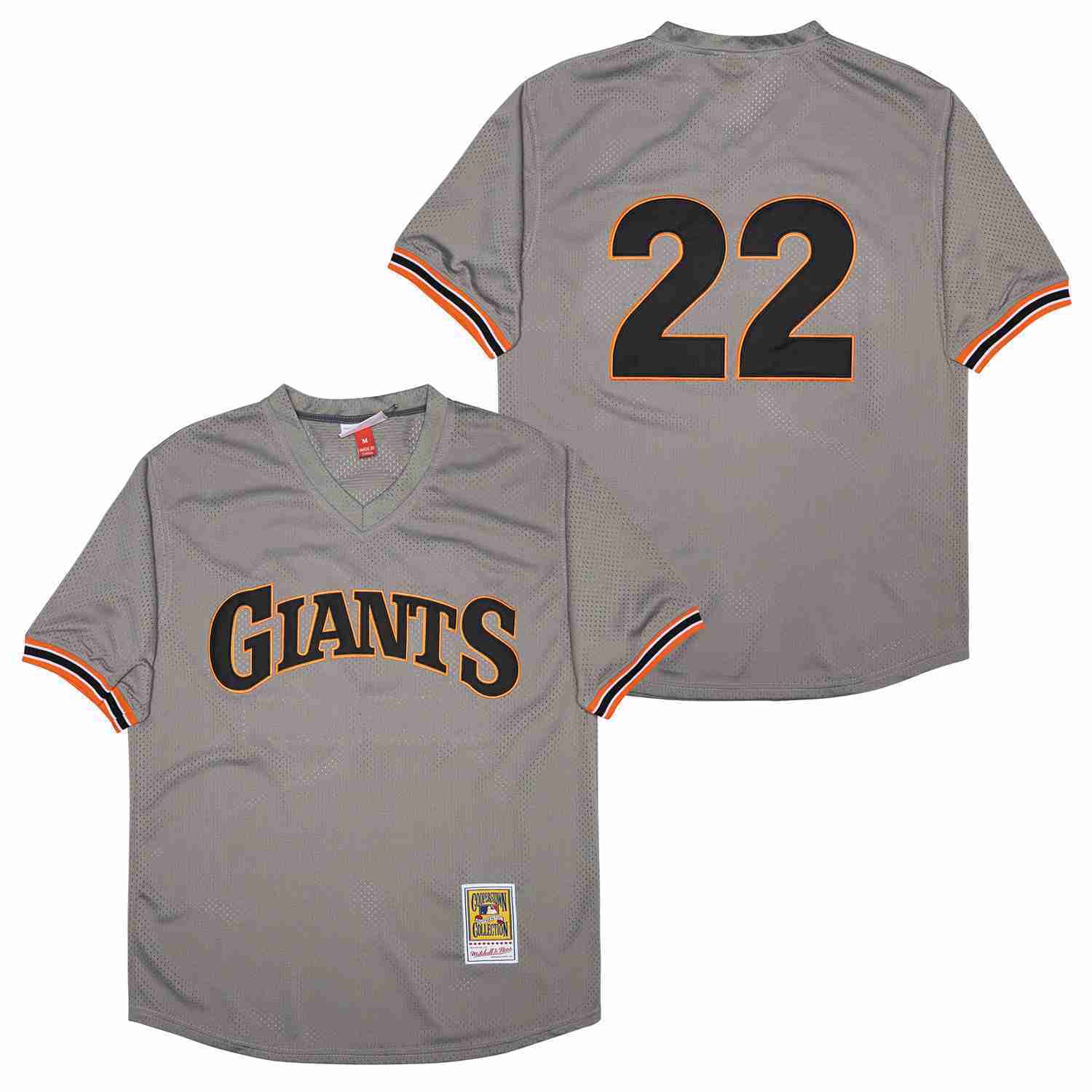 San Francisco Giants #22 Will Clark Giants 22 Gray BP Edition Retro