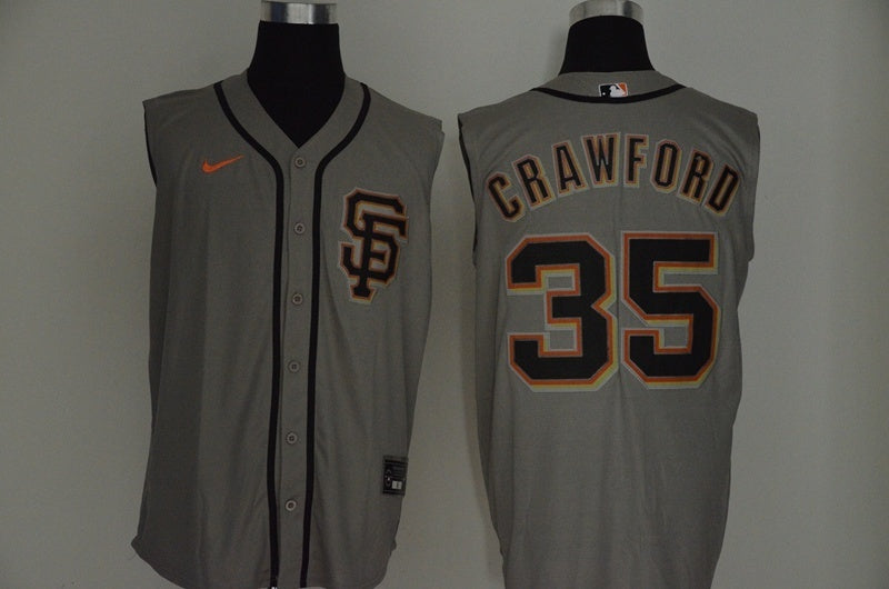 San Francisco Giants #35 Brandon Crawford Style 2