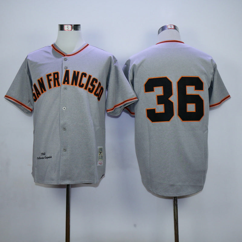San Francisco Giants #36 Giants 36 Gray New 1962 Retro