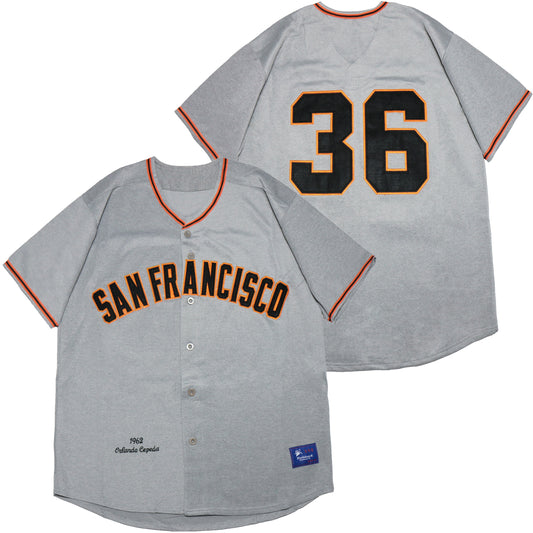 San Francisco Giants #36 Giants 36 Hemp Gray 1962 Retro