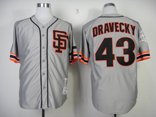 San Francisco Giants #43 Giants 43 Gray Retro