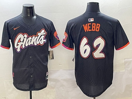 San Francisco Giants #62 Logan Webb Giants Collaboration Style 2