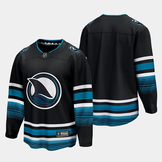 San Jose Sharks Blank 2023-24 Cali Fin 3rd Alternate Jersey Style 1