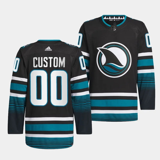 San Jose Sharks Custom 2023-24 Cali Fin 3rd Alternate Jersey