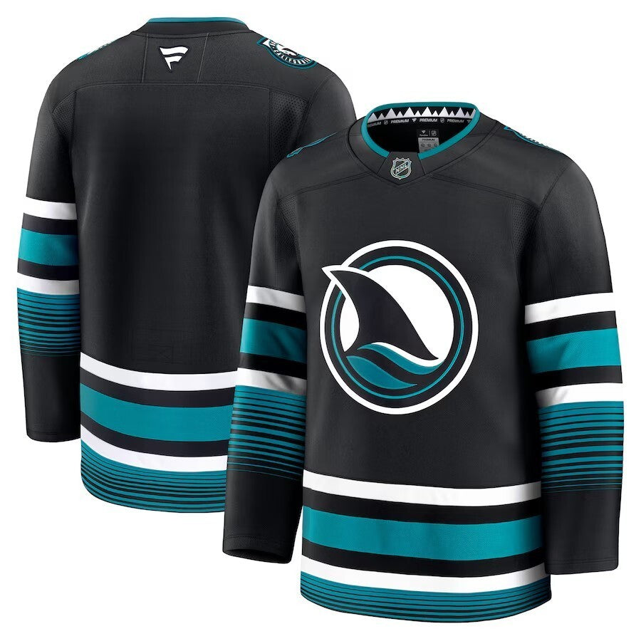 San Jose Sharks Fanatics Alternate Premium Jersey - Black