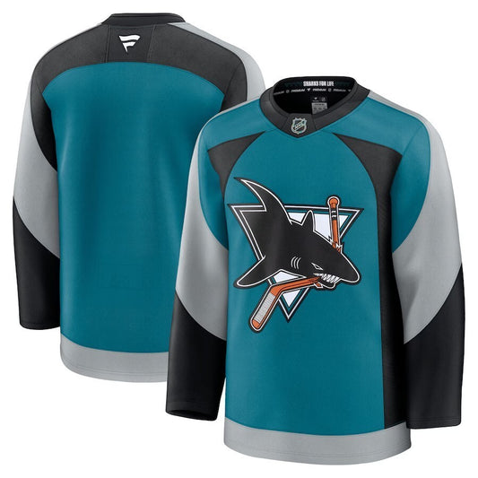 San Jose Sharks Fanatics Alternate Premium Jersey - Teal