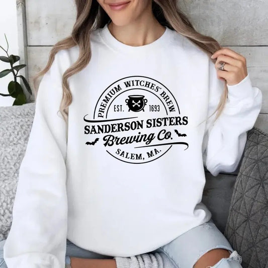 Sanderson Sister Brewing Co Sweatshirt, Sanderson Sisters Sweatshirt, Sanderson Sister Sweatshirt, Halloween Sweatshirt,...