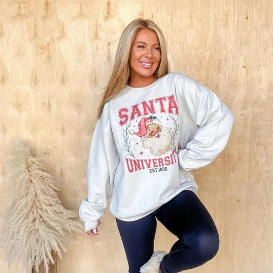 Santa University Graphic Top