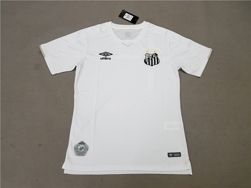 Santos away white 19-20 soccer jersey Style 2