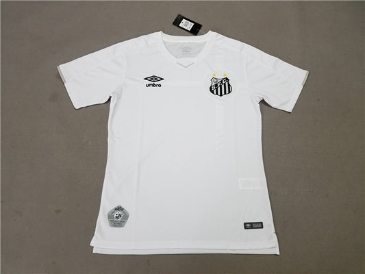 Santos away white 19-20 soccer jersey Style 2