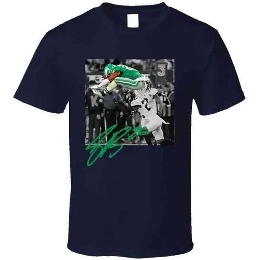 Saquon Barkley Backwards Hurdle Philadelphia Football Fan T Shirt Hoodie, Sweatshirt | InkThreadWorks.com