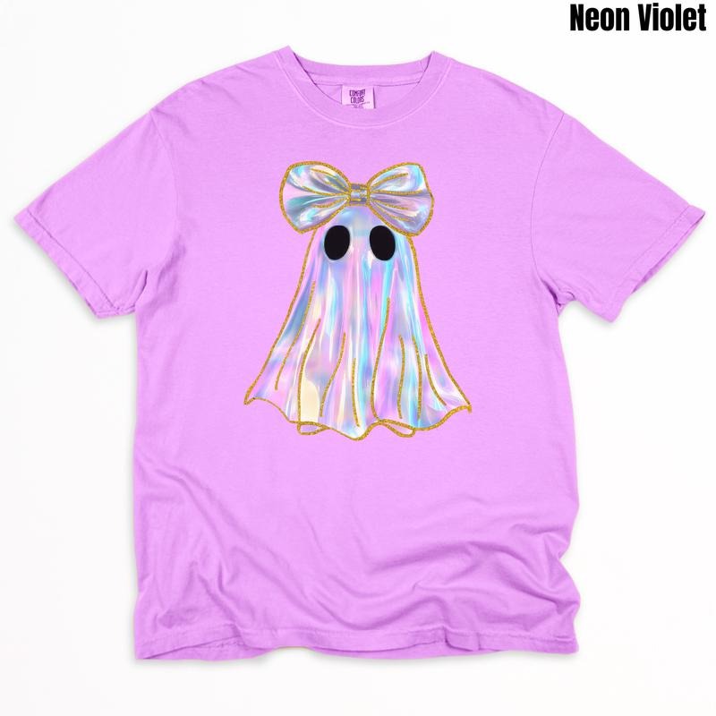 Satin Shine Ghostie Comfort Colors T-Shirt 'NLB' Hoodie, Sweatshirt | InkThreadWorks.com