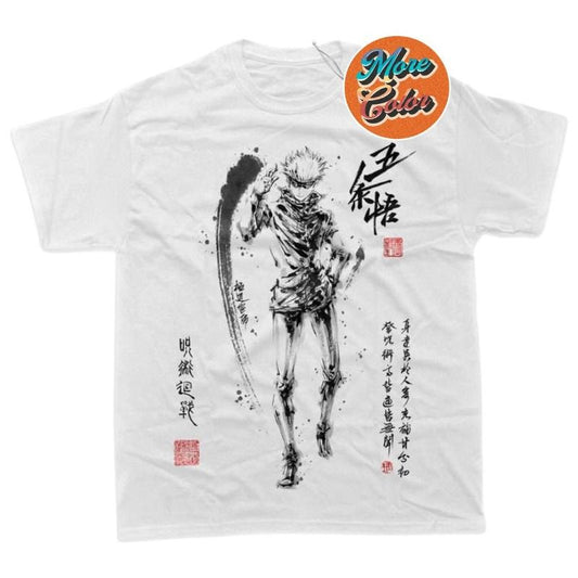 Satoru Gojo Jujutsu Kaisen 1 Anime Vintage Shirts, Cotton Unisex T-Shirt, Crew Neck, Size S- 3XL, Menswear Top, Womenswear Top Underwear Streetwear