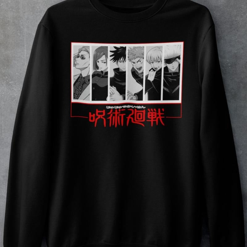 Satoru Gojo,Yuji Itadori,Megumi Fushiguro, Kugisaki,Jujutsu Kaisen Sweatshirt T-Shirts, Hoodie | InkThreadWorks.com