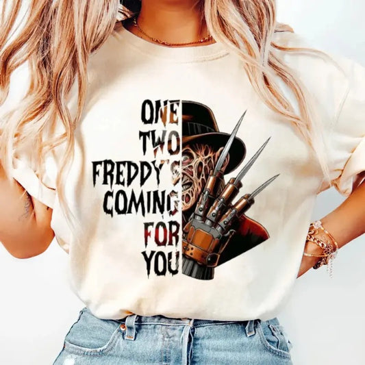 Scary Movie Character Shirt, Spooky Halloween Fan Shirt, Halloween Movie Shirt, Unisex Short Sleeve Tee Shirt, Casual Clothing