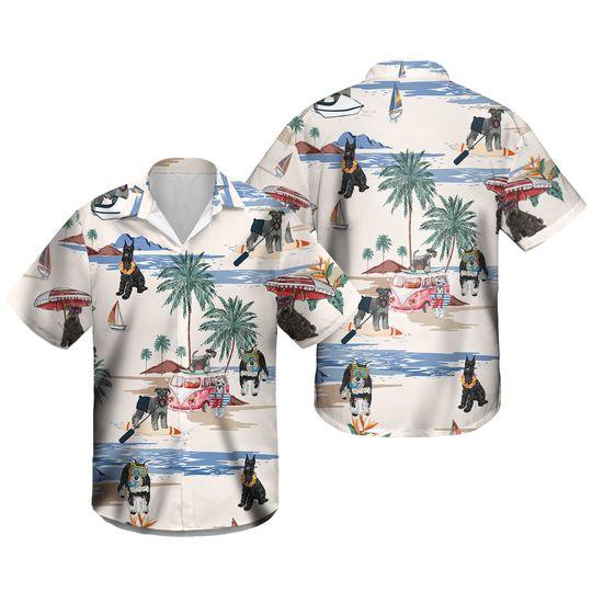 Schnauzer hawaiian shirt gift for family and friend 2710265