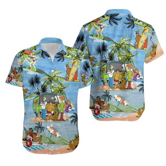 Scooby doo hawaiian shirt gift for family and friend 2710800