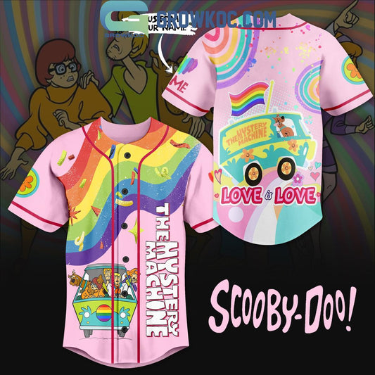 Scooby Doo The Mystery Machine Love Is Love Personalized Baseball Jersey