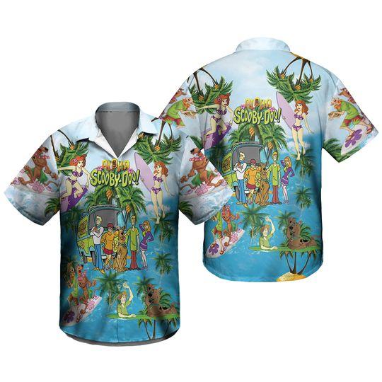 Scooby-doo tropical hawaiian shirt gift for family and friend 2709470