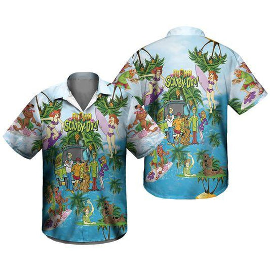 Scooby-doo tropical hawaiian shirt gift for family and friend 2709470