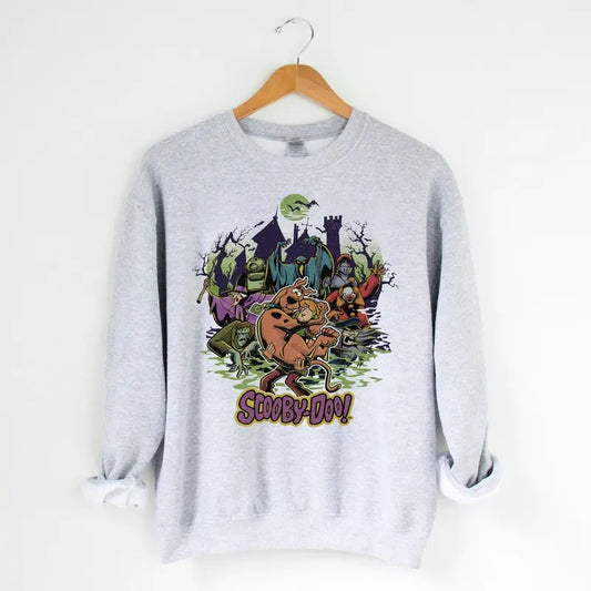 Scooby Sweatshirt, 90s Horror Movie Sweatshirt, Retro Halloween Sweatshirt, Scoobydoo Sweatshirts