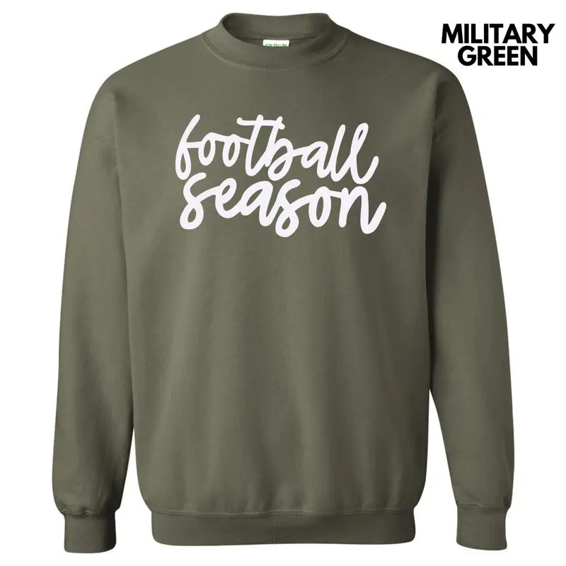 Script Football Season Sweatshirt 'NLB' T-Shirts, Hoodie | InkThreadWorks.com