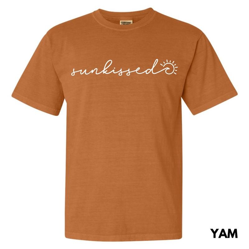 Script Sunkissed Comfort Colors T-Shirt 'NLB' Hoodie, Sweatshirt | InkThreadWorks.com