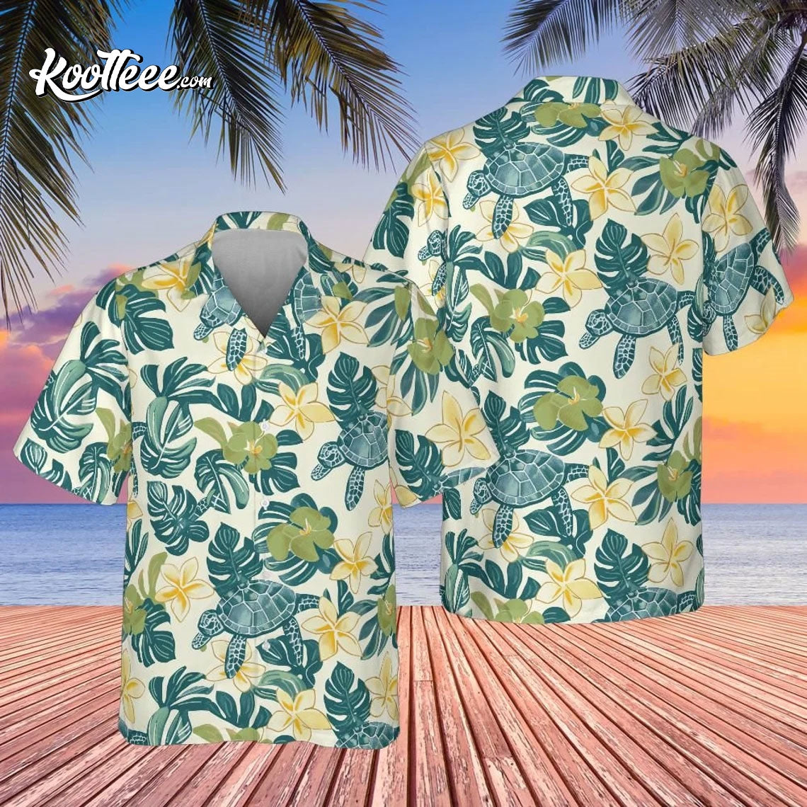 Sea Turtle Summer Hawaiian Shirt