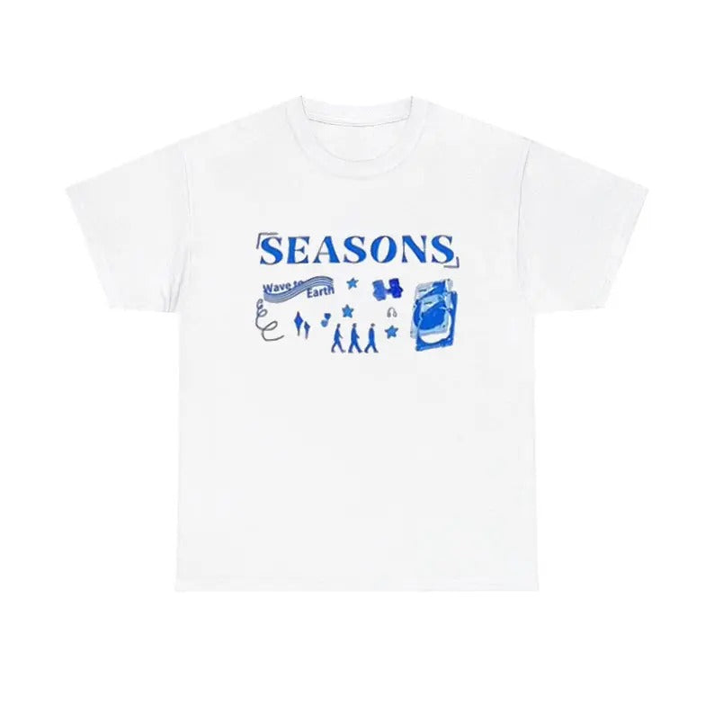 Season Wave to Earth T shirt, Season T shirt Menswear T-Shirt Hoodie, Sweatshirt | InkThreadWorks.com