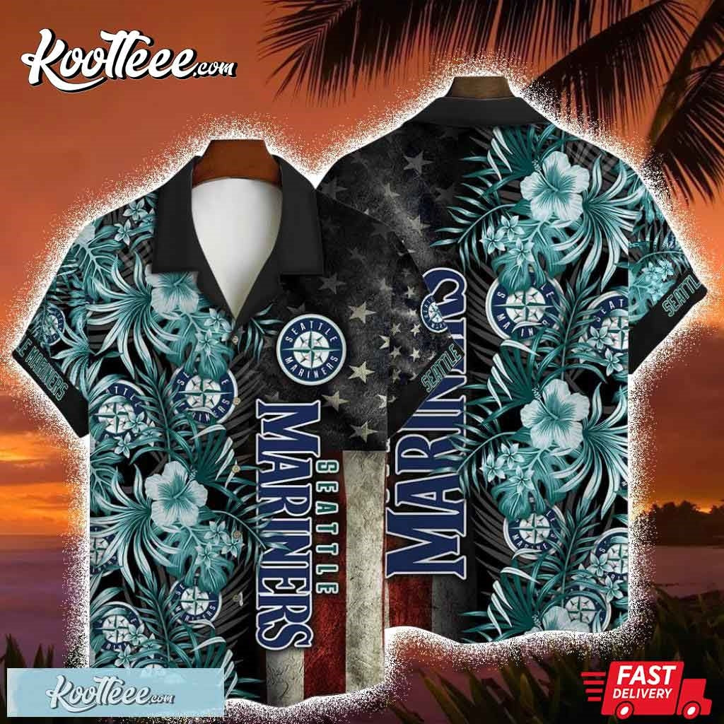 Seattle Mariners MLB American Hawaiian Shirt